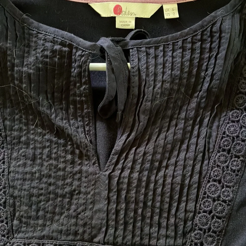 Boden Blue Long Sleeve Blouse - Picture 3 of 5